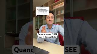 🛑QUANDO SERVE L’ISEE PER IL BONUS NIDO [upl. by Adal]