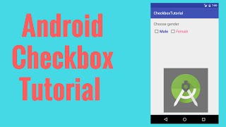 Android Checkbox Tutorial [upl. by Svensen700]