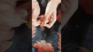 dot wali 💅 nailart banaye ghar pe toothpick se easy nailart nailberry shortvideo yt ytshorts [upl. by Ennylhsa]