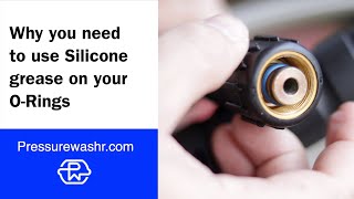 Why you need to use silicone grease on your ORings  Pressure Washer Maintenance PressureWashrcom [upl. by Cal]