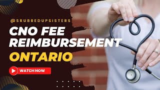 CNO FEE Reimbursement  Good news for Ontario Nurses scrubbedupsisters CanadaRN canadamalayalam [upl. by Clarance693]