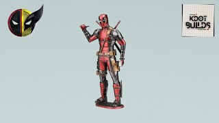 KDOT BUILDS  Metal Earth Deadpool [upl. by Gibbon]