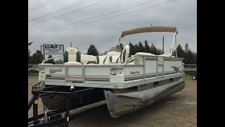 2002 22 Crest Fishing Pontoon 60hp Mercury 4Stroke [upl. by Nore192]