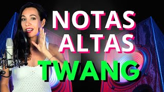 COMO CANTAR NOTAS AGUDAS altas con TWANG Natalia Bliss Clases de canto [upl. by Efar]