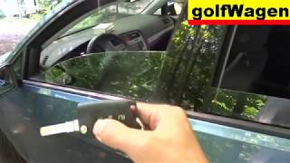 VW Golf 7 comfort openclose windows via remote control coding VCDSVAG [upl. by Woothen387]