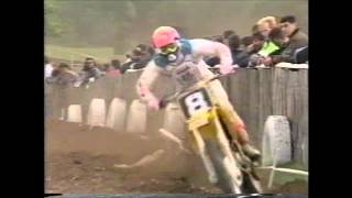 1991 World 125 Motocross Championship rd 7 Hatherton Great Britain [upl. by Anitsud233]