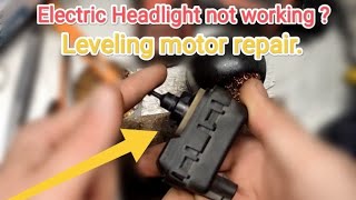 Electric Headlight Repair  leveling motor repair [upl. by Silber]