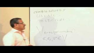 Subespacios vectoriales y combinaciones lineales  Sesión 9  67 [upl. by Dorina]