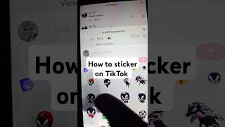 How to add a sticker on comment tiktok [upl. by Berne]