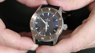 Nodus Retrospect Watch Review Vintage Dive Watch Seiko NH35 [upl. by Suivatna359]