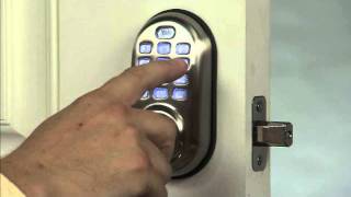 Yale Real Living Push Button Deadbolt Programming  Master PIN Code Setting 14 [upl. by Llerihs]