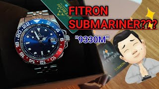 FITRON Watch homage inspired by Rolex GMT ll submariner PEPSI Design [upl. by Norabel]