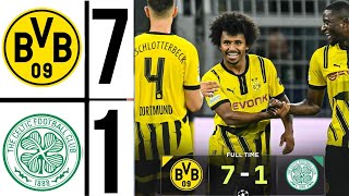 Borussia Dortmund vs Celtic 71  BVB celtic Highlights  UEFA Champions League 2024 [upl. by Schellens858]