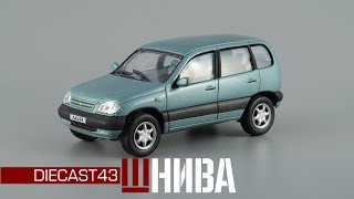 Chevrolet Niva Шнива  Cararama  Масштабные модели автомобилей 143 [upl. by Yemane]