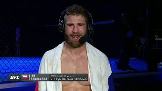 UFC 251 Jiri Prochazka Postfight Interview [upl. by Castle]