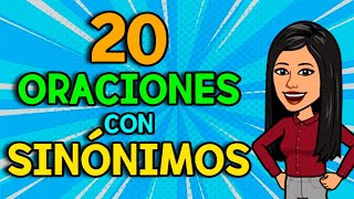 20 ORACIONES con SINÓNIMOS [upl. by Anica48]