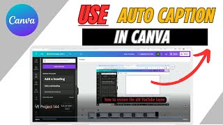 How To Use Auto CaptionsSubtitles In Canva  Easy Guide [upl. by Caines]