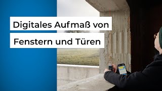 SOLAFLEX Digitales AufmaßSystem I Fenster und Türen aufmessen [upl. by Htenek]