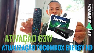 atualização tocombox energy hd 19062021 ATIVAR O TUNER 2 SEGREDO [upl. by Thorny]