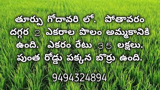 One acre 35 lakhs in west godavari district  Best budget property for sale [upl. by Shandie]