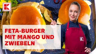 FetaBurger mit Mango und karamellisierten Zwiebeln  Verena kocht  Kaufland [upl. by Essex618]