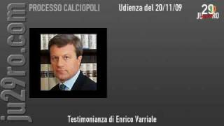 Calciopoli testimonianza di Varriale  wwwju29rocom [upl. by Farny]