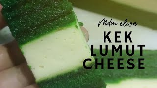 KEK LUMUT CHEESE  KEK LAPIS SARAWAK RESEPI WAWA [upl. by Gare235]