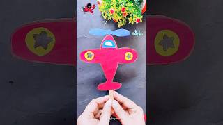 Easy Diy kids Paper craft🛩️❤️😨shorts trending viralvideo funny story flight diy craft kids [upl. by Thisbee58]