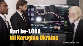 Perang Memasuki Hari ke1000 Ini Kerugian Ukraina Akibat Invasi Rusia  Kontan News [upl. by Chobot]