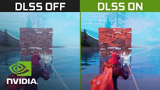 Fortnite  4K NVIDIA DLSS Comparison [upl. by Aneret]