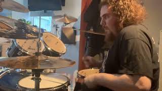 Enslaved 793 Slaget Om Lindisfarne drum cover full version [upl. by Suiratnod]