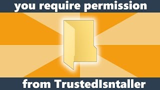 Fix you require permission from TrustedInstaller to change this folder Windows 1110817 [upl. by Ailegra210]