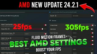 AMD Software Adrenalin Edition 2421 ✅ AMD New Update 2421  BEST AMD RADEON SETTINGS FOR GAMING [upl. by Eehc]