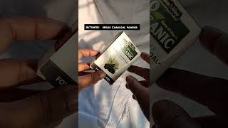 Bio organic active charcoal🌱🌿 powderyoutubeshorts youtubeytshorts shots [upl. by Arakal]