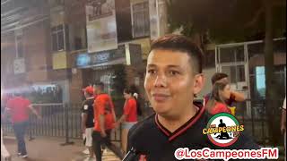 🎙🇵🇪 Así reaccionan los hinchas de América del empate 11 fecha 2 de los cuadrangulares vs Caldas [upl. by Ilohcin]