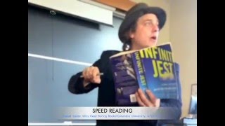 Daniel Genis Boring Book Lecture Speed Reading Pamuk Llosa amp More [upl. by Rebmyt591]