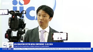 JICA Education Sector Media Conference 15032024  ICU TV [upl. by Nilhtac]