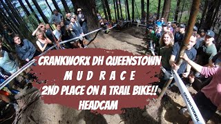 2nd place Race Run Crankworx DH on Trail Bike  Crankworx Summer Series 2021  Queenstown [upl. by Drawyah624]