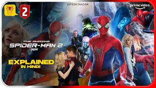 The Amazing SpiderMan 2 2014 Explained In Hindi  Prime video हिंदी उर्दू  Hitesh Nagar [upl. by Eta]