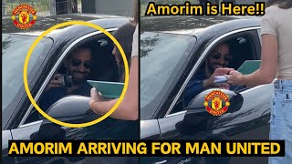 Wow😍 See how Ruben Amorim Was Leaving Sporting Arriving for Manchester United after Announcement [upl. by Rexferd110]