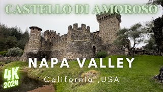 NAPA VALLEY CASTELLO DI AMOROSO WINERY TOUR VINEYARD amp WINERY [upl. by Lacram]