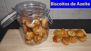 JÁ EXPERIMENTARAM OS BISCOITOS DE AZEITE  AQUI TÊM A RECEITA [upl. by Nerred]