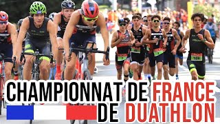 Championnat de France de Duathlon  5km CAP20km BIKE25km CAP  Junior Homme  Race  Noyon 2021 [upl. by Xylon]