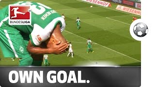 Spectacular Own Goal from Bremen’s Gebre Selassie [upl. by Sakram370]