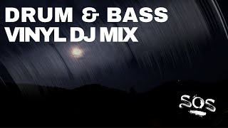 Drum amp Bass Vinyl DJ Mix  Mixed by SOS [upl. by Ydnem]