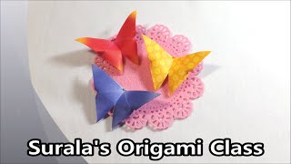 Origami  Butterfly easy [upl. by Coplin]