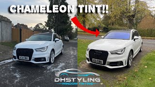 GETTING CHAMELEON TINT ON MY AUDI A1 [upl. by Xymenes]