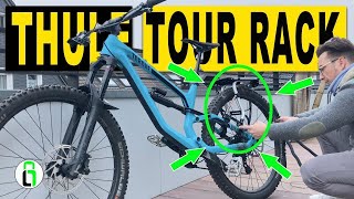 Gepäckträger richtig montieren⎢Thule Tour Rack Rennrad Mountainbike eBike [upl. by Llennyl]