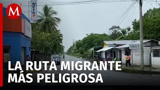 Rutas clandestinas transitadas por migrantes en Chiapas [upl. by Blaire]