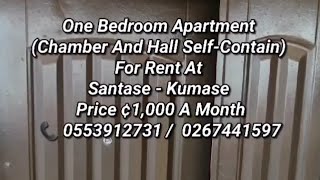 One Bedroom Apartment For In Kumase 0553912731  0267441597 Ghana Kumasi house agent rent gh [upl. by Merdith]